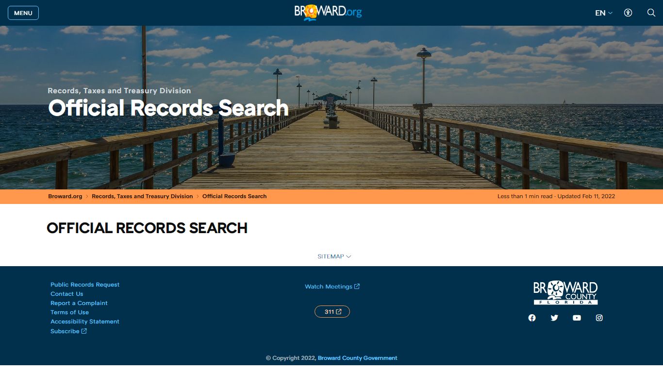 Records Official Records Search - Broward County